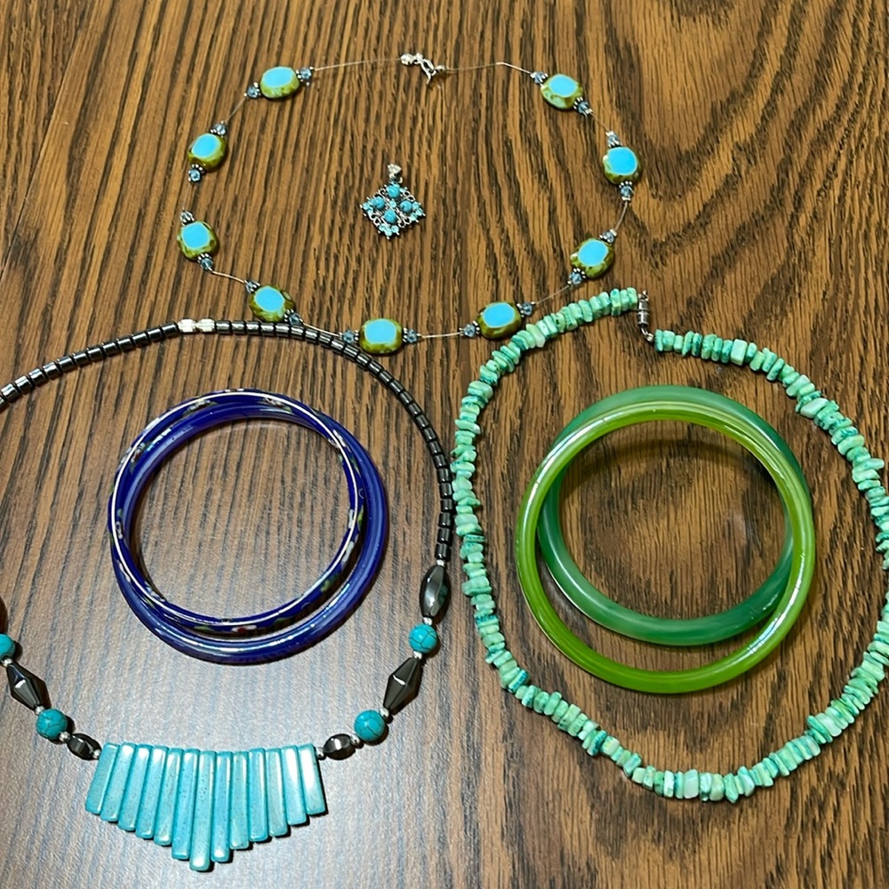 Bundled mix and match necklaces and bracelets